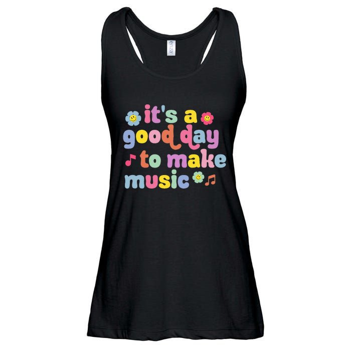 It's A Good Day To Make Groovy Music Teacher Ladies Essential Flowy Tank