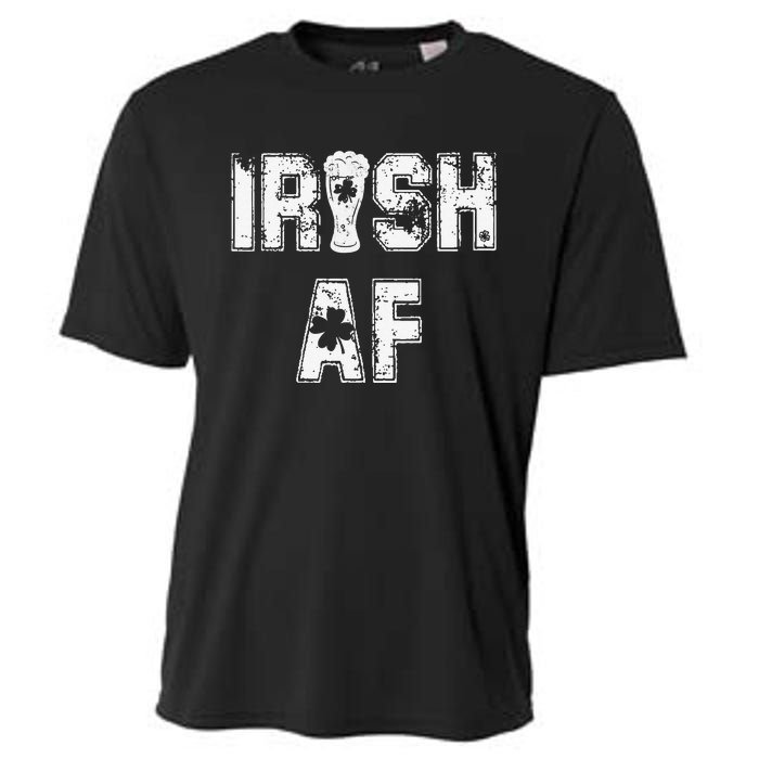 Irish AF Great Saint Patrick's Or Paddy's Day Gift Tee Cooling Performance Crew T-Shirt