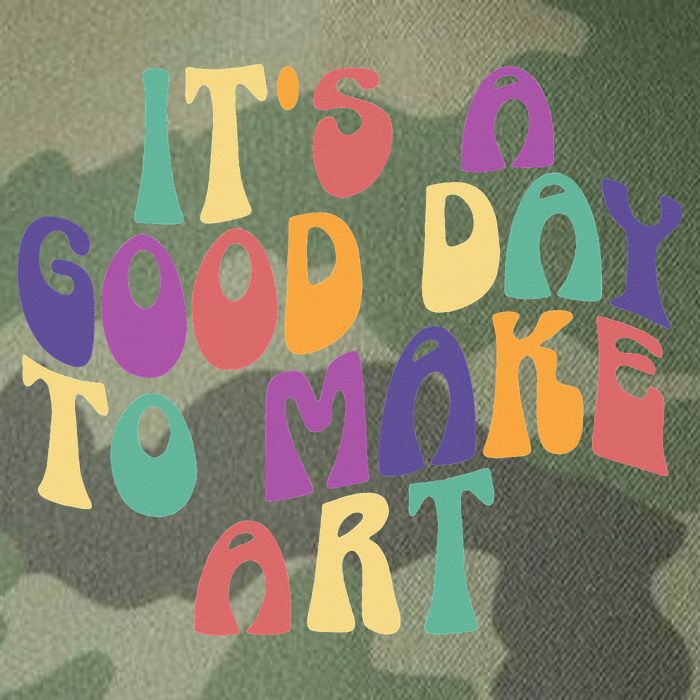 It's A Good Day To Make Some Art Artists Arts Teacher Legacy Tie Dye Trucker Hat