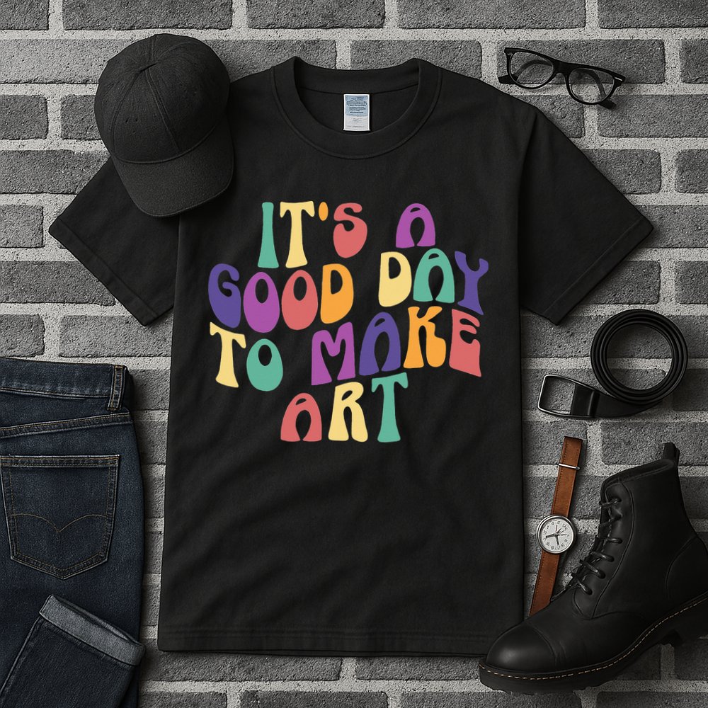It's A Good Day To Make Some Art Artists Arts Teacher Tall T-Shirt