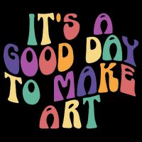 It's A Good Day To Make Some Art Artists Arts Teacher 16 in Basic Backpack