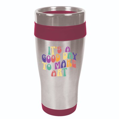 It's A Good Day To Make Some Art Artists Arts Teacher 16oz Travel Tumbler