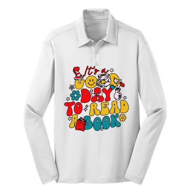 Its A Good Day To Read A Book Reading Day Silk Touch Performance Long Sleeve Polo