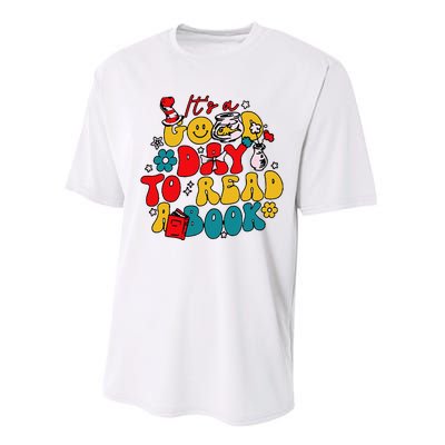 Its A Good Day To Read A Book Reading Day Performance Sprint T-Shirt