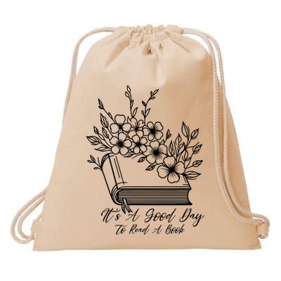 Its A Good Day To Read Book Across America Drawstring Bag