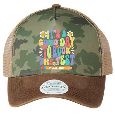 ItS A Good Day To Rock The Test Groovy Testing Motivation Legacy Tie Dye Trucker Hat