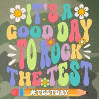 ItS A Good Day To Rock The Test Groovy Testing Motivation Legacy Tie Dye Trucker Hat