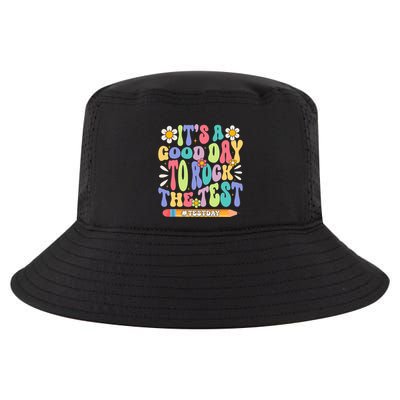 ItS A Good Day To Rock The Test Groovy Testing Motivation Cool Comfort Performance Bucket Hat