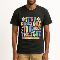 ItS A Good Day To Rock The Test Groovy Testing Motivation Tall T-Shirt