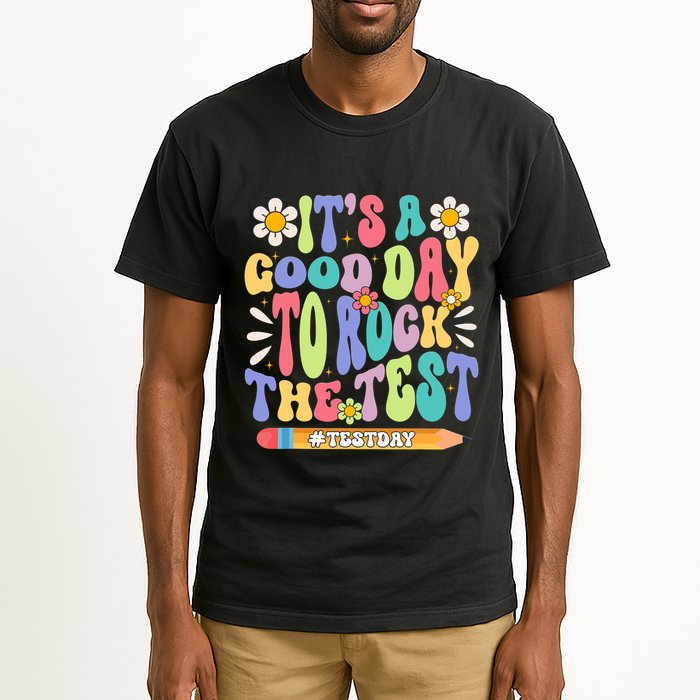 ItS A Good Day To Rock The Test Groovy Testing Motivation Tall T-Shirt