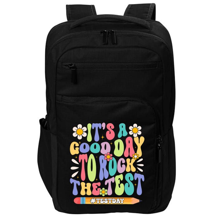 ItS A Good Day To Rock The Test Groovy Testing Motivation Impact Tech Backpack