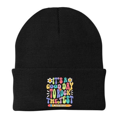 ItS A Good Day To Rock The Test Groovy Testing Motivation Beanie