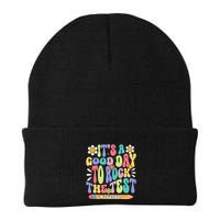 ItS A Good Day To Rock The Test Groovy Testing Motivation Beanie
