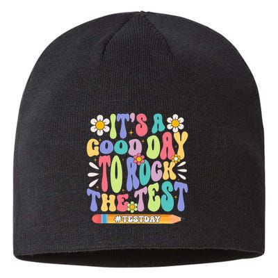 ItS A Good Day To Rock The Test Groovy Testing Motivation Sustainable Beanie