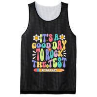 ItS A Good Day To Rock The Test Groovy Testing Motivation Mesh Reversible Basketball Jersey Tank