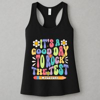 ItS A Good Day To Rock The Test Groovy Testing Motivation Womens Tank Top