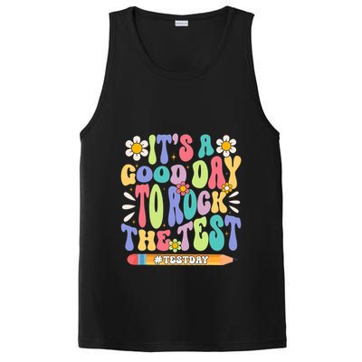ItS A Good Day To Rock The Test Groovy Testing Motivation PosiCharge Competitor Tank