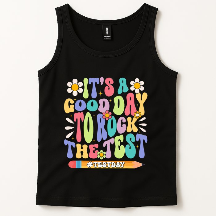 ItS A Good Day To Rock The Test Groovy Testing Motivation Tank Top