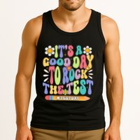 ItS A Good Day To Rock The Test Groovy Testing Motivation Tank Top