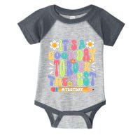 ItS A Good Day To Rock The Test Groovy Testing Motivation Infant Baby Jersey Bodysuit