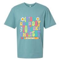ItS A Good Day To Rock The Test Groovy Testing Motivation Sueded Cloud Jersey T-Shirt