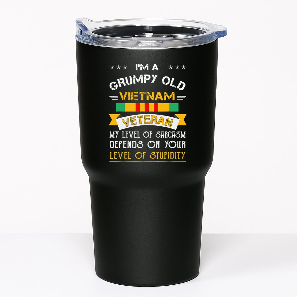 Im A Grumpy Old Vietnam Veteran Tumbler