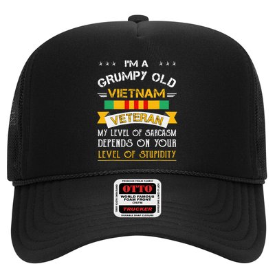 Im A Grumpy Old Vietnam Veteran Trucker Hat