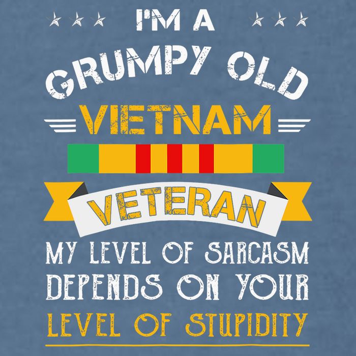 Im A Grumpy Old Vietnam Veteran Garment-Dyed Sweatshirt