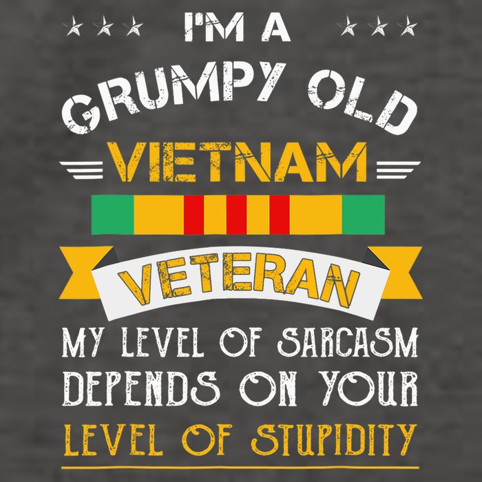 Im A Grumpy Old Vietnam Veteran Vector Backpack