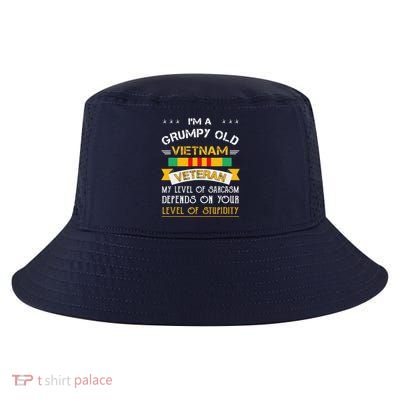 Im A Grumpy Old Vietnam Veteran Cool Comfort Performance Bucket Hat