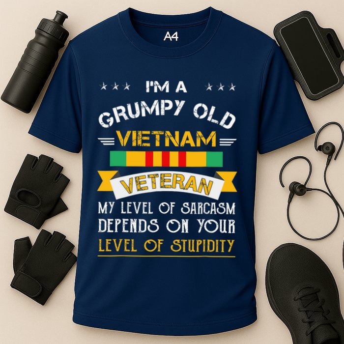 Im A Grumpy Old Vietnam Veteran Performance Shirt