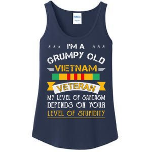 Im A Grumpy Old Vietnam Veteran Ladies Essential Tank