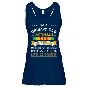 Im A Grumpy Old Vietnam Veteran Ladies Essential Flowy Tank