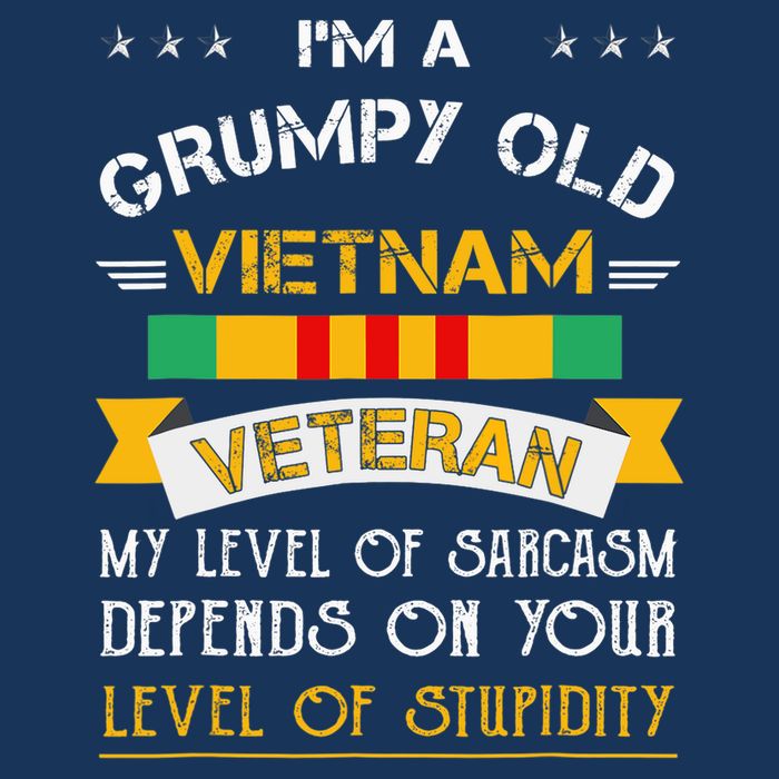 Im A Grumpy Old Vietnam Veteran Magnet