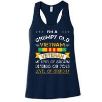 Im A Grumpy Old Vietnam Veteran Women's Racerback Tank