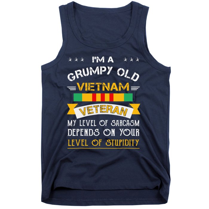 Im A Grumpy Old Vietnam Veteran Tank Top