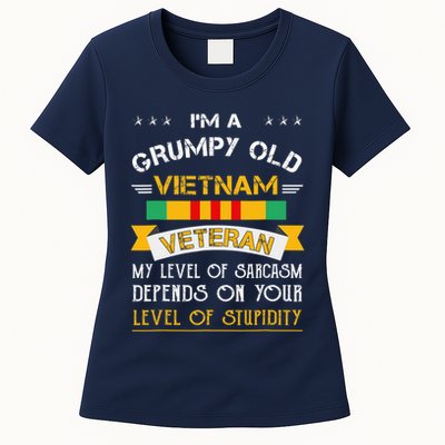 Im A Grumpy Old Vietnam Veteran Womens T-Shirt