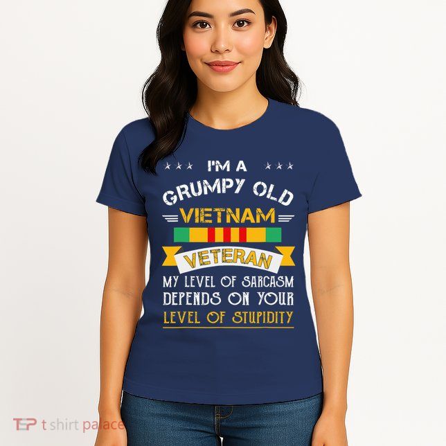 Im A Grumpy Old Vietnam Veteran Womens T-Shirt