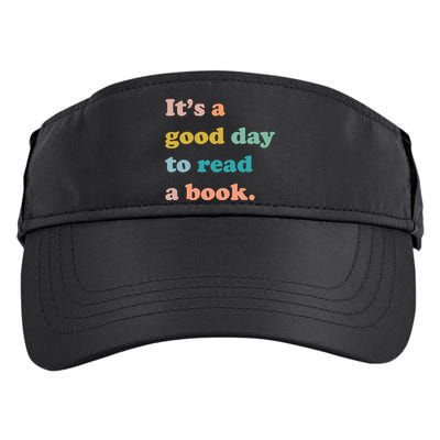 It's A Good Day To Read A Book Adult Drive Performance Visor