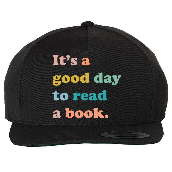 It's A Good Day To Read A Book Wool Snapback Cap