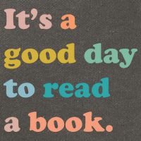 It's A Good Day To Read A Book Cotton Canvas Backpack