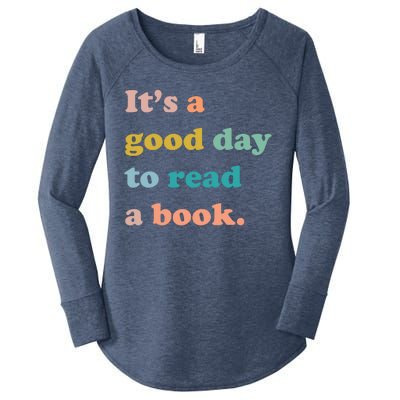 It's A Good Day To Read A Book Women's Perfect Tri Tunic Long Sleeve Shirt