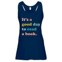 It's A Good Day To Read A Book Ladies Essential Flowy Tank