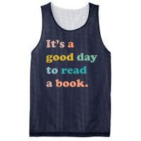 It's A Good Day To Read A Book Mesh Reversible Basketball Jersey Tank