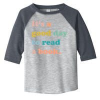 It's A Good Day To Read A Book Toddler Fine Jersey T-Shirt