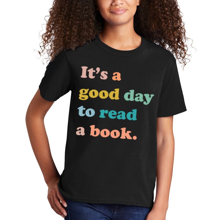 It's A Good Day To Read A Book Kids T-Shirt
