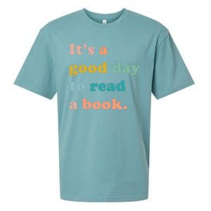 It's A Good Day To Read A Book Sueded Cloud Jersey T-Shirt