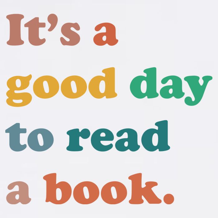 It's A Good Day To Read A Book Garment-Dyed Sweatshirt