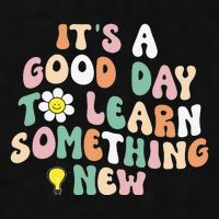 It's A Good Day To Learn Something New Retro Back To School Ladies PosiCharge Tri-Blend Wicking Tank