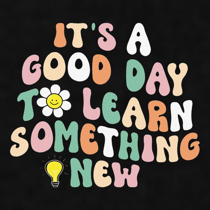 It's A Good Day To Learn Something New Retro Back To School Ladies PosiCharge Tri-Blend Wicking Tank